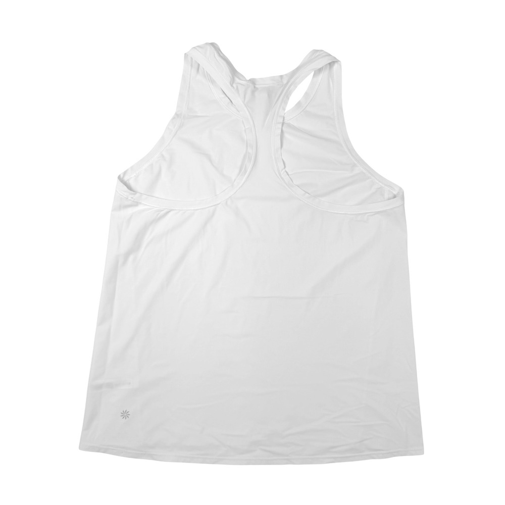 Athleta Racerback Tank Top Womens‎ Medium White Excellent Activewear Workout - Picture 4 of 11